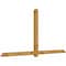 Ekena Millwork Eugene Rough Sawn Timber Gable Bracket, Western Red Cedar, 108"W x 54"H x 4"D x 4"F, 12/12 Pitch GBW108X54X0404EUG00RWR - alternate 5